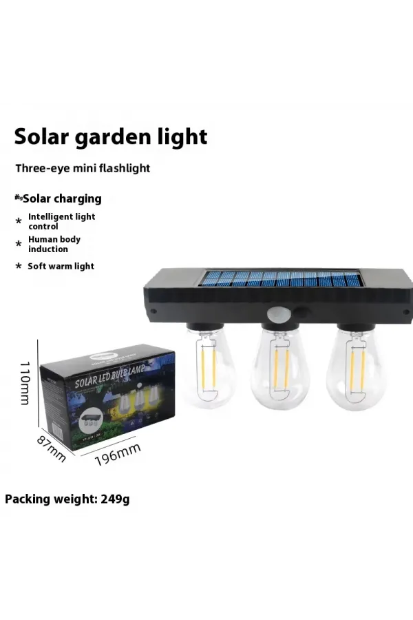 Fithome Yt-819 3 Watt Suya Dayanıklı Hareket Sensörlü Solar Led Lamba Fithome Yt-819 3 Watt Suya Dayanıklı Hareket Sensörlü Solar Led Lamba