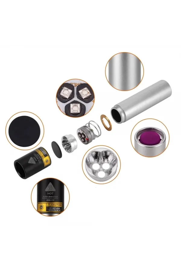 15 Watt 365nm Ultraviyole Para Işığı Wt-305 15 Watt 365nm Ultraviyole Para Işığı Wt-305