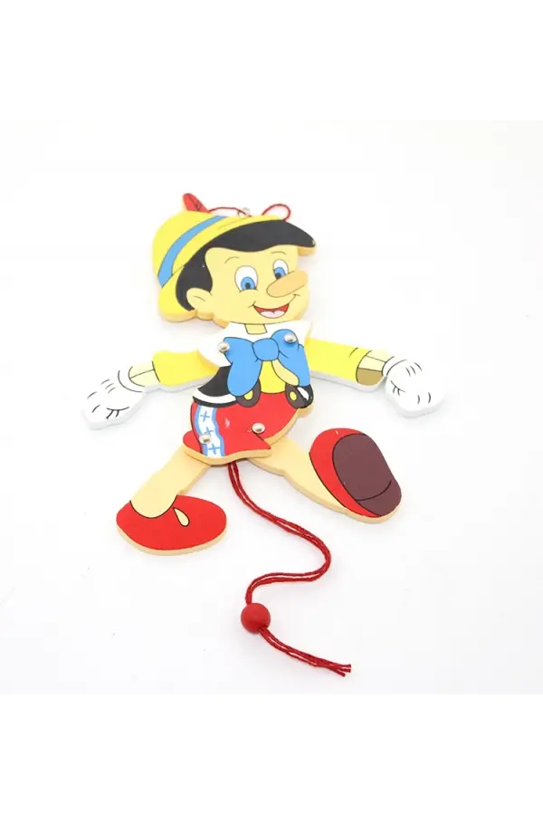 Ahşap Salanan Pinokyo Figürü Alk1196 Ahşap Salanan Pinokyo Figürü Alk1196