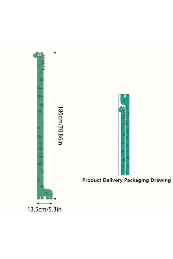 Sevimli Sarı Zürafa Yeşil Dinazor Deniz Kızı Roket Ağaç Boy Ölçüsü Sticker Sevimli Sarı Zürafa Yeşil Dinazor Deniz Kızı Roket Ağaç Boy Ölçüsü Sticker