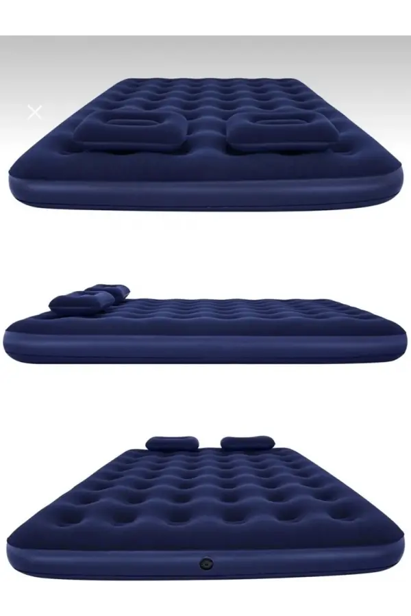 Çift Kişilik Şişme Yatak Dahili Pompalı 203x152x22 Cm 2 Yastıklı Çift Kişilik Şişme Yatak Dahili Pompalı 203x152x22 Cm 2 Yastıklı