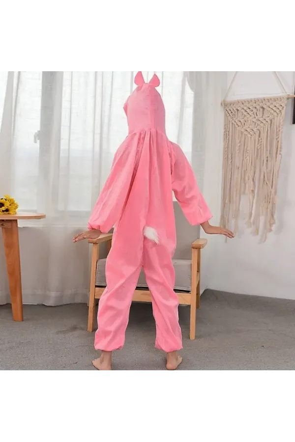 Çocuk Tavşan Kostümü Pembe Renk 2-3 Yaş 80 Cm Çocuk Tavşan Kostümü Pembe Renk 2-3 Yaş 80 Cm