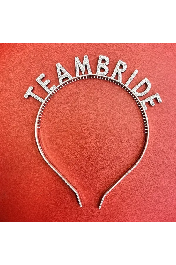 Gümüş Renk Team Bride Taç Plastik – Gelin Ve Nedime Tacı Gümüş Renk Team Bride Taç Plastik – Gelin Ve Nedime Tacı
