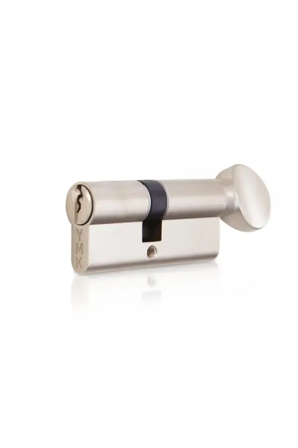 Eko 90mm Saten Cerman Mandallı Hibrit Barel, Kapı Silindiri Eko 90mm Saten Cerman Mandallı Hibrit Barel, Kapı Silindiri