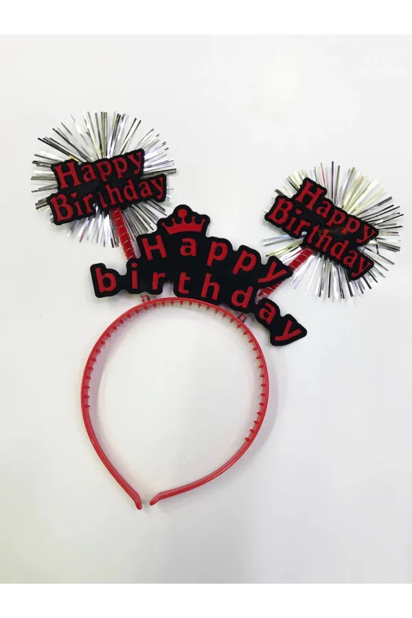 Happy Birthday Neon Renk Doğum Günü Tacı 12 Adet Happy Birthday Neon Renk Doğum Günü Tacı 12 Adet