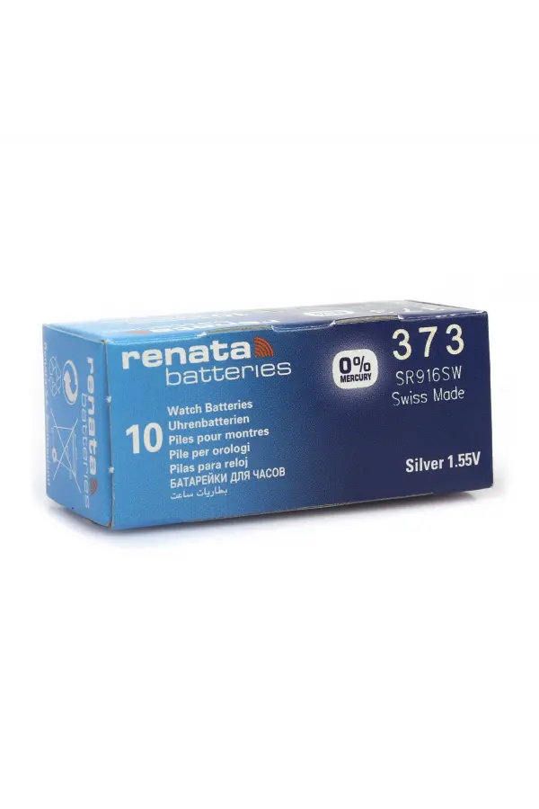 Renata 373 Sr-916sw 1.55v Alkalin Saat Pili 10 Adet Renata 373 Sr-916sw 1.55v Alkalin Saat Pili 10 Adet