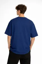 Panda - Baskılı Oversize Tişört LACIVERT Panda - Baskılı Oversize Tişört LACIVERT