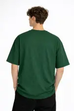 Panda - Baskılı Oversize Tişört HAKI Panda - Baskılı Oversize Tişört HAKI
