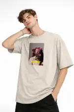 Blurry - Oversize Erkek Tişört BEJ Blurry - Oversize Erkek Tişört BEJ