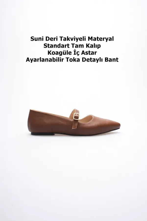 Isolde Kadın Taba Babet Ayakkabı Isolde Kadın Taba Babet Ayakkabı