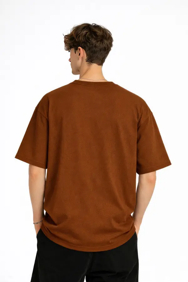 Bear2 - Oversize Tişört KAHVE Bear2 - Oversize Tişört KAHVE