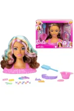 JFG82 Barbie Saç Tasarımı Büstü - Kahverengi Saçlı JFG82 Barbie Saç Tasarımı Büstü - Kahverengi Saçlı