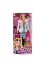 WG-66770 Parlak Elbiseli Ceketli Bebek 29 cm -Vardem WG-66770 Parlak Elbiseli Ceketli Bebek 29 cm -Vardem