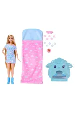 JMR88 Barbie Sleepover Reveal - Mavi Pijamalı JMR88 Barbie Sleepover Reveal - Mavi Pijamalı