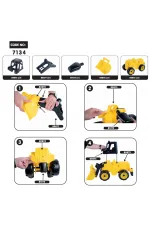 7134 Dev Dozer -Dolu Oyuncak 7134 Dev Dozer -Dolu Oyuncak