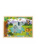 S01002909 WOODEN PUZZLE VEHICLES ANMALS 5 PCS 2 AST S01002909 WOODEN PUZZLE VEHICLES ANMALS 5 PCS 2 AST