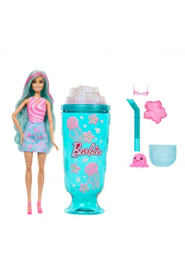 JKF62 Barbie POP Reveal Sürpriz Bebek - Mavi Saçlı JKF62 Barbie POP Reveal Sürpriz Bebek - Mavi Saçlı