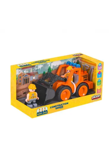 06 533 Double Blocks İş Makineleri Serisi -Pilsan Oyuncak