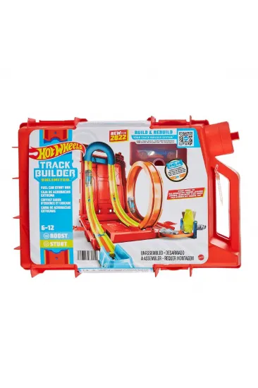 HDX78 HW Track Builder Benzin Bidonu Akrobasi Seti, Hot Wheels Track Builder