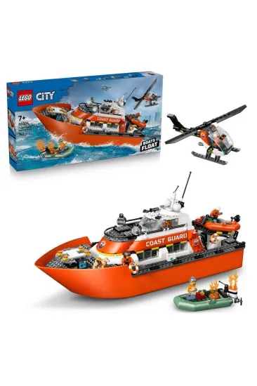 60504 Lego City Sahil Güvenlik Kurtarma Botu ve Helikopteri 742 parça +7 yaş 60504 Lego City Sahil Güvenlik Kurtarma Botu ve Helikopteri 742 parça +7 yaş