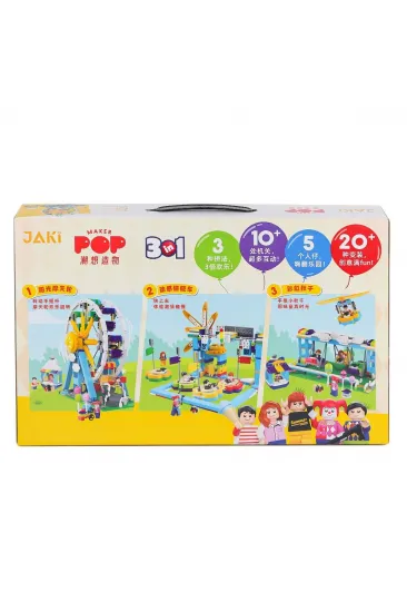 JK2180 Jaki Sissi'nin Eğlence Parkı 3IN1 Blok Seti -Vagon life JK2180 Jaki Sissi'nin Eğlence Parkı 3IN1 Blok Seti -Vagon life