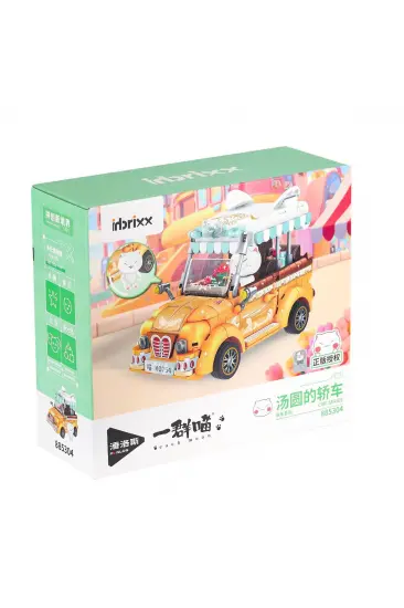 P885304 PANLOS Brick - One Meow Serisi - Tangyuan'ın Arabası 622 Parça Yapım Seti P885304 PANLOS Brick - One Meow Serisi - Tangyuan'ın Arabası 622 Parça Yapım Seti