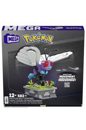 HKT22 MEGA™ Pokémon™ Motion Butterfree 582 parça +12 yaş HKT22 MEGA™ Pokémon™ Motion Butterfree 582 parça +12 yaş
