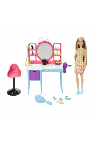 HKV00 Barbie Muhteşem Kuaför Oyun Seti HKV00 Barbie Muhteşem Kuaför Oyun Seti