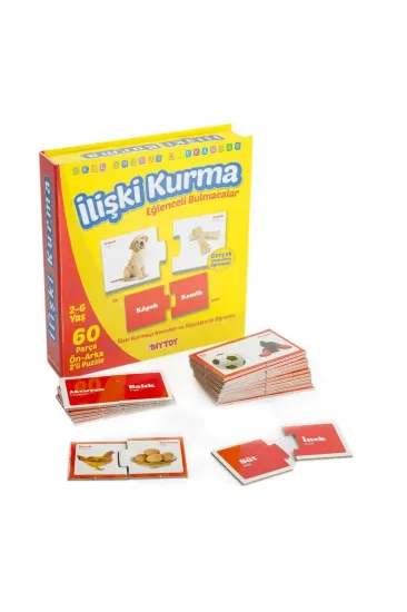 1437 DıyToy, Eğlenceli Bulmacalar - İlişki Kurma / 2-6 yaş 1437 DıyToy, Eğlenceli Bulmacalar - İlişki Kurma / 2-6 yaş
