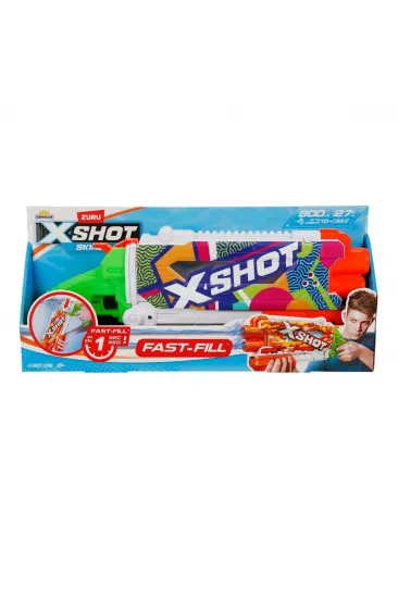 4584 X-Shot Skins Pump Action Fast Fill Su Tabancası 49,5 cm 4584 X-Shot Skins Pump Action Fast Fill Su Tabancası 49,5 cm