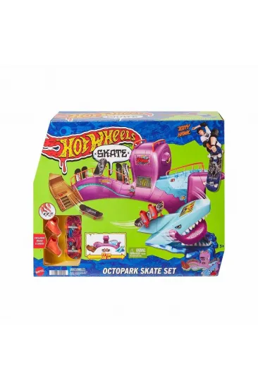 HMK01 Hot Wheels Skate Ahtapot Kaykay Parkı Oyun Seti