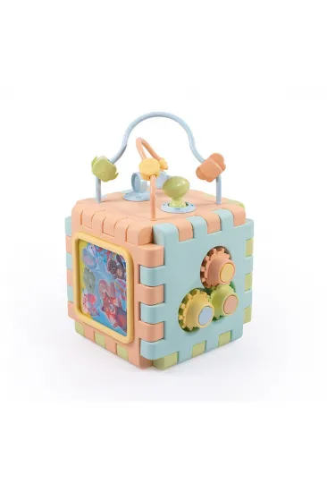 5192 Eğitici Küp ve Puzzle 2IN1 -Dolu Oyuncak