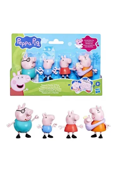 G0506 Peppa Pig ve Ailesi 5li Figür Seti +3 yaş G0506 Peppa Pig ve Ailesi 5li Figür Seti +3 yaş