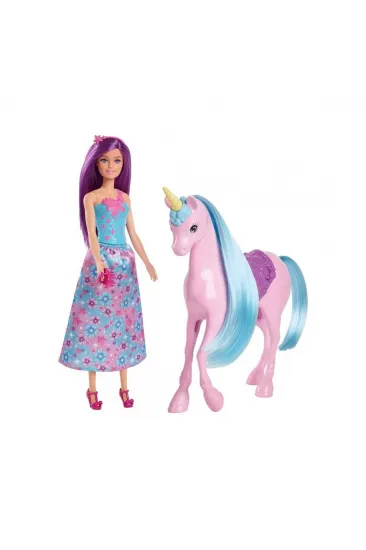 HYT62 Barbie ve Tek Boynuzlu Atı HYT62 Barbie ve Tek Boynuzlu Atı
