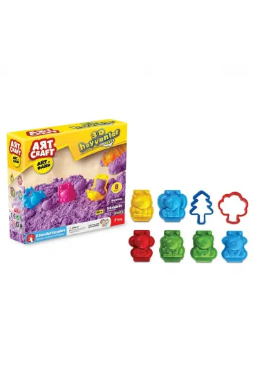 03612 Dede, Artsand 3D Hayvanlar Kum Seti 500 gr / +3 yaş 03612 Dede, Artsand 3D Hayvanlar Kum Seti 500 gr / +3 yaş