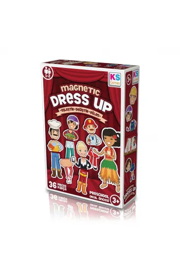 MD174 KS, Magnetic Dress Up - Eşleştir・Değiştir・Eğlen / +3 yaş MD174 KS, Magnetic Dress Up - Eşleştir・Değiştir・Eğlen / +3 yaş