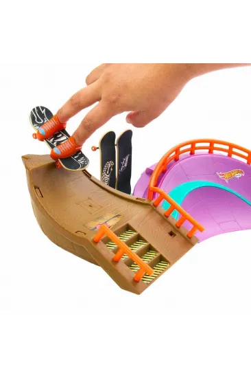 HMK01 Hot Wheels Skate Ahtapot Kaykay Parkı Oyun Seti