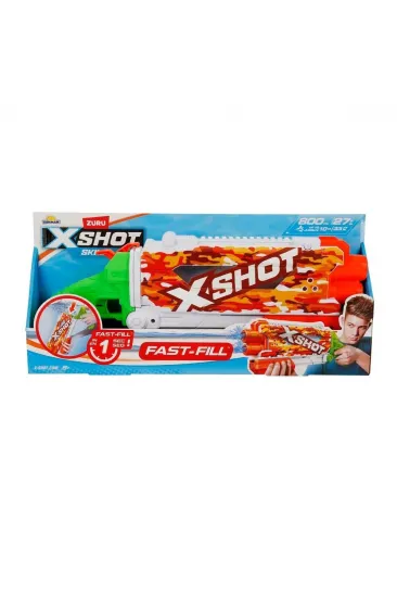 4584 X-Shot Skins Pump Action Fast Fill Su Tabancası 49,5 cm 4584 X-Shot Skins Pump Action Fast Fill Su Tabancası 49,5 cm