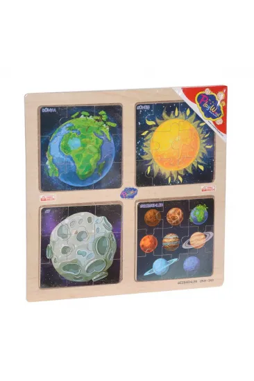ONY-343/344/345/346 Ahşap Eğitici 4'lü Puzzle -Onyıl ONY-343/344/345/346 Ahşap Eğitici 4'lü Puzzle -Onyıl