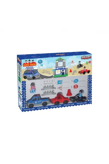 03 613 Pilsan Double Bloklar Trafik Kontrol Seti 03 613 Pilsan Double Bloklar Trafik Kontrol Seti