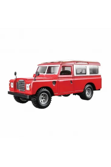 22063 Land Rover Series II Model Araba 1:24 Kırmızı -Sunman 22063 Land Rover Series II Model Araba 1:24 Kırmızı -Sunman