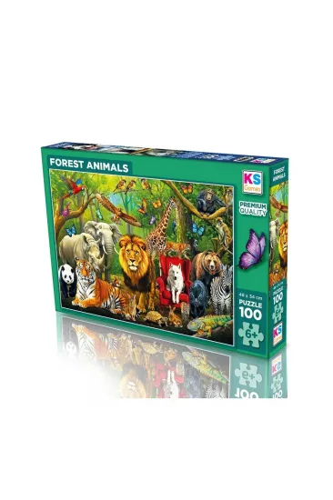 31504 FOREST ANIMALS 100 PARÇA PUZZLE 31504 FOREST ANIMALS 100 PARÇA PUZZLE