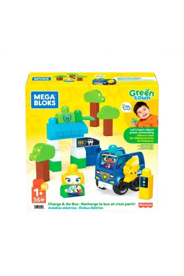 HDX90 MEGA BLOKS® Doğa Dostu Otobüs Seti 36 parça +1 yaş HDX90 MEGA BLOKS® Doğa Dostu Otobüs Seti 36 parça +1 yaş