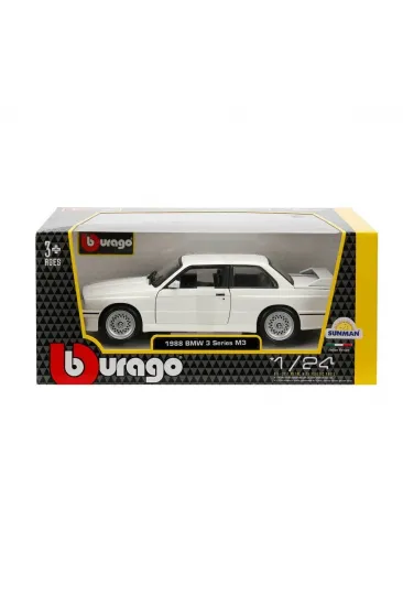 21100 Burago 1:24 BMW M3 1988 Model Araba 21100 Burago 1:24 BMW M3 1988 Model Araba