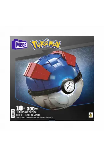 HMW04 MEGA Pokémon™ Jumbo Pokeball 299 parça +10 yaş HMW04 MEGA Pokémon™ Jumbo Pokeball 299 parça +10 yaş