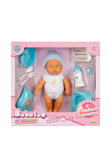 3823 Bebelou Bakım Zamanı Sesli Gülen Ağlayan Bebek 32 cm -Sunman 3823 Bebelou Bakım Zamanı Sesli Gülen Ağlayan Bebek 32 cm -Sunman