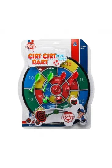 36789 Cırt Cırt Dart - İğnesiz Dart Seti 36 cm 36789 Cırt Cırt Dart - İğnesiz Dart Seti 36 cm