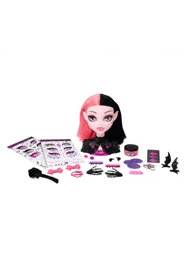 JML42 Monster High Havalı Saçlar Draculaura Büstü JML42 Monster High Havalı Saçlar Draculaura Büstü