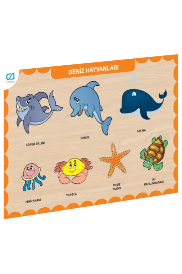 CAAHS-3212 CA GAMES AHŞAP DENİZ HAYVANLARI BUL-TAK CAAHS-3212 CA GAMES AHŞAP DENİZ HAYVANLARI BUL-TAK