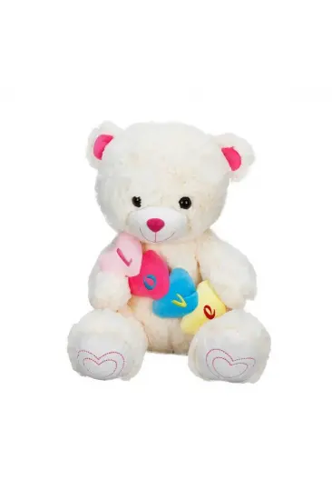 1526 Kalpli Peluş Ayı 48 cm -Sunman 1526 Kalpli Peluş Ayı 48 cm -Sunman